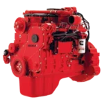 Photo of a Cummins ISC 8.3L diesel engine.