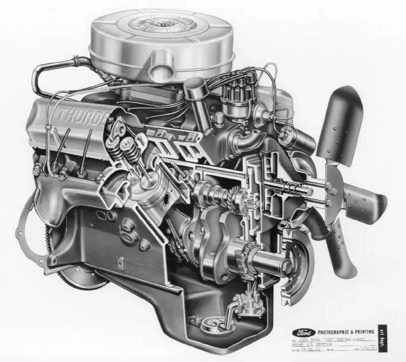 1964 Ford 390 diagram